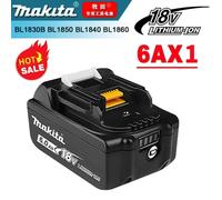 Batteria al Litio Originale Makita 18V 6Ah, Compatibile con Bl1840 Bl1830B Bl1850B Bl1850 Bl1860 Bl1815, Ricambio 100% Autentico