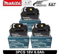 Batteria al Litio Originale Makita 6Ah per Makita 18V, Compatibile con BL1860B BL1840 BL1830B BL1850B BL1850 BL1860 BL1815, Batteria Sostitutiva