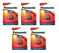 Batteria al litio Panasonic CR2 3 V - Blister 1 x5 - Confezione da 5 blister - N