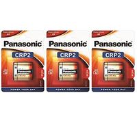 Batteria al litio Panasonic CRP2 6 V - Blister 1 x3 - Confezione da 3 blister -