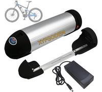 Batteria al litio per bottiglie d'acqua da 36 V e 48 V, da 8 Ah a 17 Ah, compatibile con motori fino a 750 W, caricatore incluso (48V8Ah)