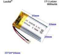 Batteria al litio polimerica da 3,7 V 102035 800 mAh Per batterie dashcam con penna per la lettura dei punti del dispositivo di bellezza Bluetooth