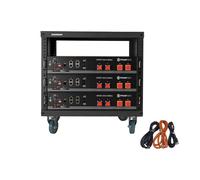 Batteria al litio Pylontech da 7,2 kWh con armadio e cavo