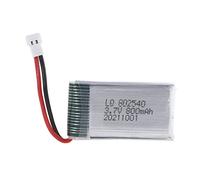 Batteria al litio ricaricabile da 3,7 V 800 mAh, 802540 per X5C X5C-1 X5SC X5SW M68 K60 HQ-905 CX30 Quadcopter