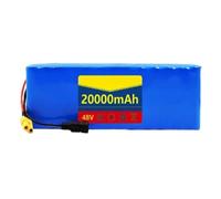 Batteria al litio ricaricabile da 48V 20Ah batteria per scooter elettrico 13S3P per batteria impermeabile per scooter e bicicletta con caricabatterie PVC Impermeabile 48V 20Ah,XT90+DC