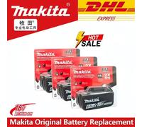 Batteria al litio ricaricabile Makita 18V, sostituzione batteria per elettroutensili Makita 18V 6.0Ah BL1830, BL1850 Makita Makita DC18RC LED