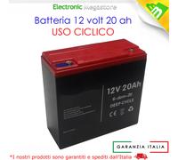 BATTERIA AL PIOMBO 12V 20AH 20 AMPERE RICARICABILE MAGGIORE CSB USO CICLICO