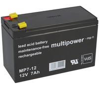 Batteria Al Piombo 12V 7AH AGM 12VOLT 7A Ups 7.2AH 7.2A e-Bike 7.5AH Solare Mp