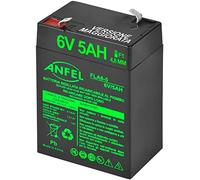 Batteria al piombo 6V 4,5Ah ricaricabile ermetica faston 4,8mm 4,5Ah 5Ah per lampade emergenza