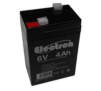 Batteria al piombo 6V 4Ah ricaricabile ermetica connettore 4,8mm 4,5Ah 5Ah per lampade emergenza