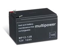 Batteria al piombo akku-net (multipower) MP12-12B Vds, 12V, Lead-Acid