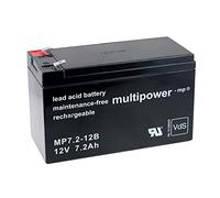Batteria al piombo akku-net (multipower) MP7,2-12B VdS, 12V, Lead-Acid