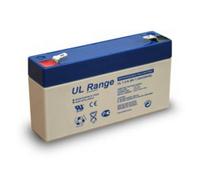 Ultracell UL1.3-6: batteria al piombo impermeabile 6 V 1.3 AH: 97x24x51,50 mm
