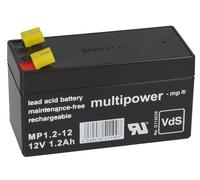 Batteria Al Piombo Multipower MP1.2-12 Pb 12V 1,2Ah VdS AGM GEL