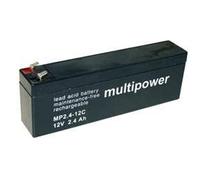 Batteria al piombo Multipower MP2,4-12C, 12 Volt, 2,4 Ah