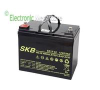 BATTERIA AL PIOMBO RICARICABILE 12V 33A SKB PER USO CICLICO