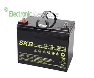 BATTERIA AL PIOMBO RICARICABILE 12V 33A SKB PER USO CICLICO