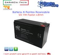 Melchioni Batteria al piombo B12V7A 12V 7Ah