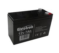 Batteria Al Piombo Ricaricabile 12V 7Ah VRLA Faston 4.8mm Per allarmi antifurti, sistemi di sicurezza, Batterie di ricambio per UPS USV, Solar, Solarpanel