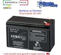 GBC, Batteria Piombo Skb 12V/9,0Ah Faston 6,3