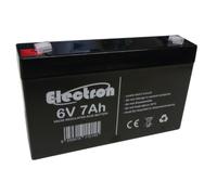 BATTERIA AL PIOMBO RICARICABILE 6V 7 AH mod.40606 ERMETICA SIGILLATA AGM