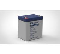 Batteria al Piombo Ricaricabile AGM Ultracell UL5-12 12V 5Ah