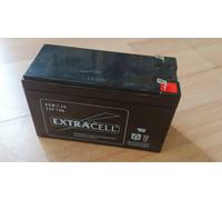 BATTERIA AL PIOMBO RICARICABILE SIGILLATA 12 VOLT 7 Ah MARCA EXTRACELL