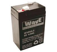 BATTERIA AL PIOMBO RICARICABILE SIGILLATA 6 VOLT 4,5Ah MARCA WAVE