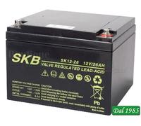BATTERIA AL PIOMBO RICARICABILE SKB 12 VOLT 26 AMPER