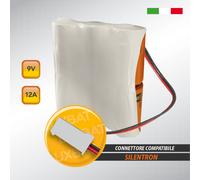 Batteria alcalina 861010 POWERPACK 9V compatibile SILENTRON / SECURITY CA'