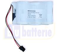 Batteria Alcalina 9V 7,8Ah assemblata 6 celle size C Panasonic sirena TECSA
