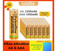 Batteria alcalina AA e AAA, pacchetto risparmio di estrazione, confezione da 12/24/48, batteria LR03 LR06 a lunga durata da 1,5V per Controller giocattoli, torce elettriche, orologio, elettronica, 5