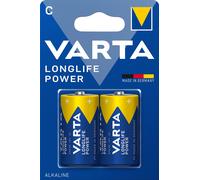 VARTA Longlife Power Batterie C Baby LR14 (pacco da 2) Batteria alcalina - Made in Germany - Ideali per giocattoli, torce, lettori CD e altri dispositivi a batteria