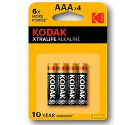 Batteria alcalina kodak xtralife aaa lr03 blister * 4