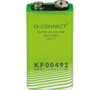 Batteria alcalina Q-Connect 9V in blister KF00492