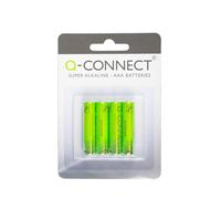 Batteria alcalina Q-Connect AAA/LR03 1.5 V - conf. 4 pz in blister - KF00488
