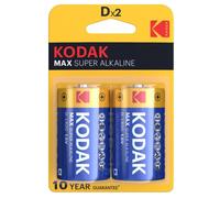 Batteria alcaline kodak max d lr20 2 unità
