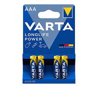 BATTERIA ALKALINA LUNGA DURATA AAA - LR03 (PACCHETTO 4 PEZ.) Ø 10,5 x 44,5 mm. Potenza prolungata per i dispositivi. Perfetto per telecomando, giocattoli e altro ancora. Affidabilità in ogni utilizzo.