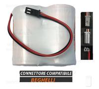 Batteria allarme INTELLIGENT BEGHELLI 8132 pila FANSO 2ER34615M sirena centrale
