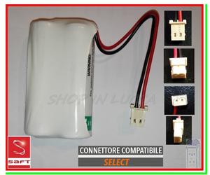 Batteria allarme SELECT SBT02 pila SAFT 2LS14500 7,2V infrarossi e trasmettitore