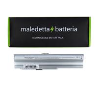 Batteria ARGENTO 10.8-11.1 V 5200 mAh per sony VAIO VPC-Z136GA/B