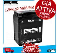 BATTERIA ATTIVATA BS SLA YB14L-A2 14V 14AH YAMAHA XJ R SECA 750 900