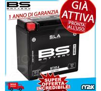 BATTERIA ATTIVATA SLA YTX14 12V 12AH PER GILERA NEXUS IE E3 125 250 300