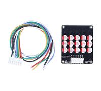 Batteria Attivo Equalizzatore Universale Cell Balancer Board 5A, Equalizzatore Attivo per Batterie agli Ioni di Litio LFP LTO NCM, Alta Precisione con Precisione di 5 mV e Modalità (4-5S)