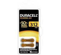 DURACELL EASY TAB 312 MARRONE BATTERIA PER APPARECCHIO ACUSTICO 6 PEZZI