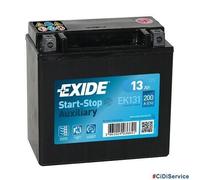 Batteria Ausiliaria Start&Stop AGM 12V 13Ah 200A Exide EK131 145x90x150 mm