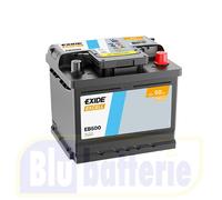 Batteria Auto 12V 50 Ah 450A Polo Positivo DX EB500 Serie Excell Exide EB500