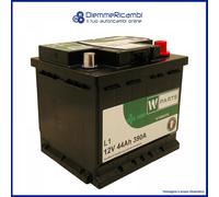 BATTERIA AUTO 44 Ah - 390 A EN spunto | Garanzia Italia | 207 x 175 x 190 | 45Ah