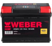Batteria Auto 60 Ah Weber Efb L02, 12V 60Ah 570A B13