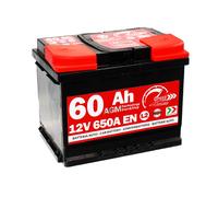 Batteria auto 60Ah AGM Speed Start&Stop 650A 12v L2 AGM Pronta all' Uso